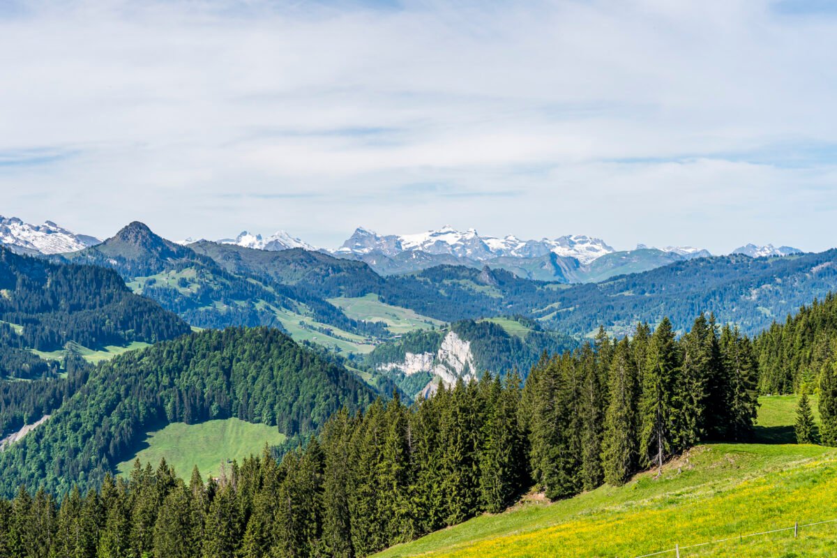 Panorama in the canton of Schwyz