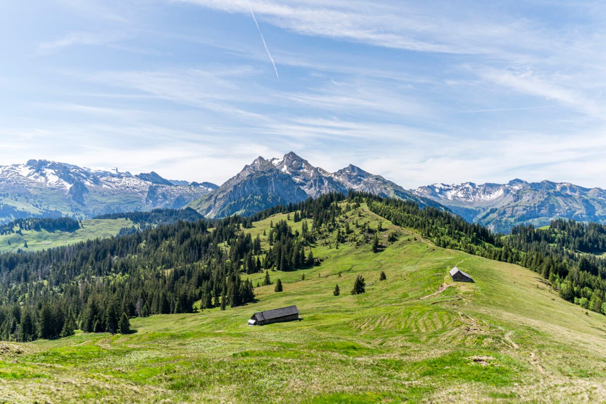 Panorama around Chli Aubrig