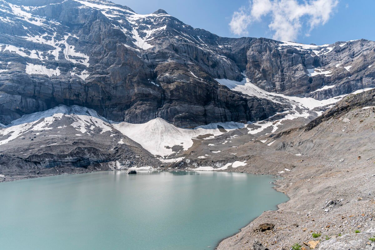 Clariden Nordwand im Juni