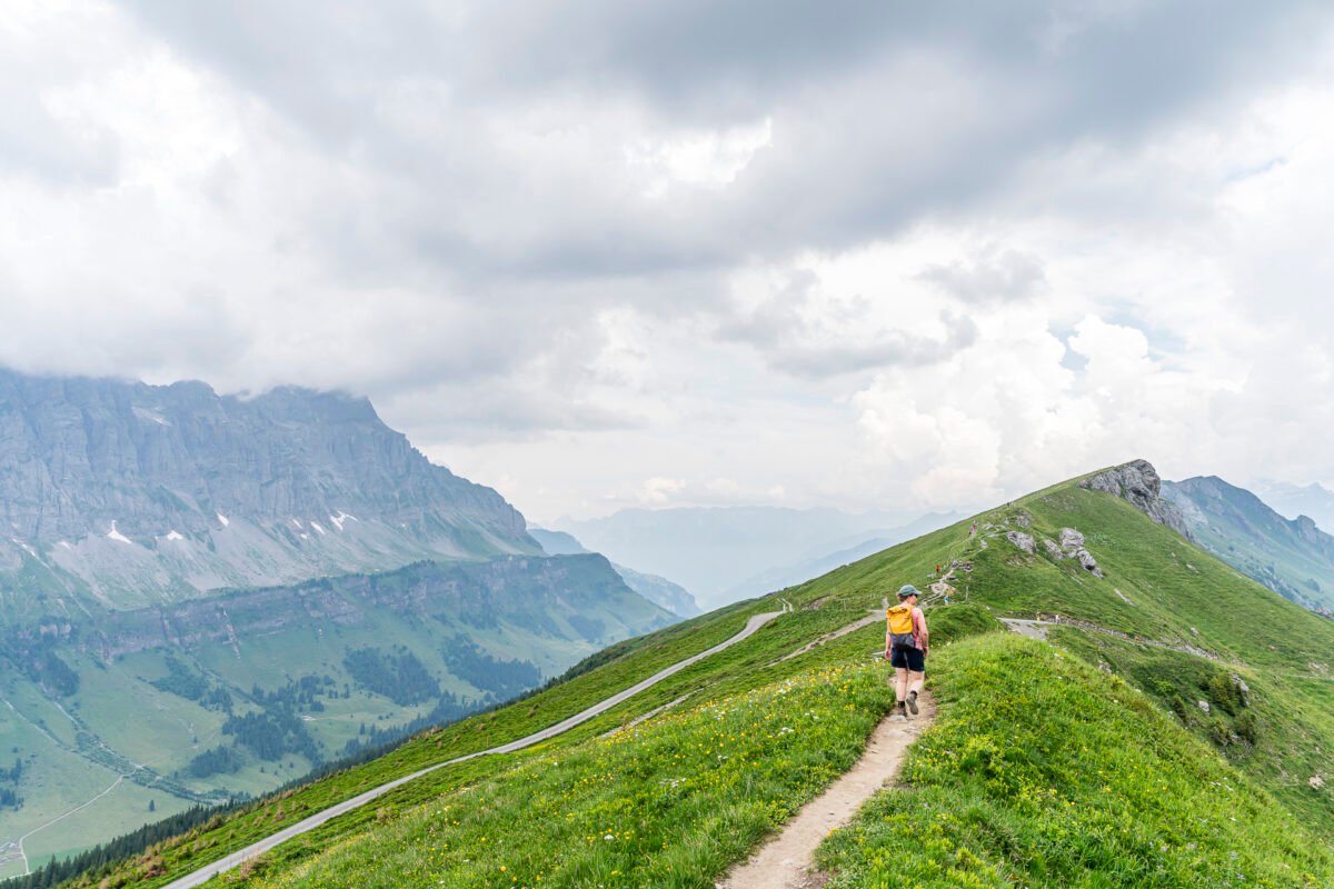 Wanderweg zum Fisetengrat