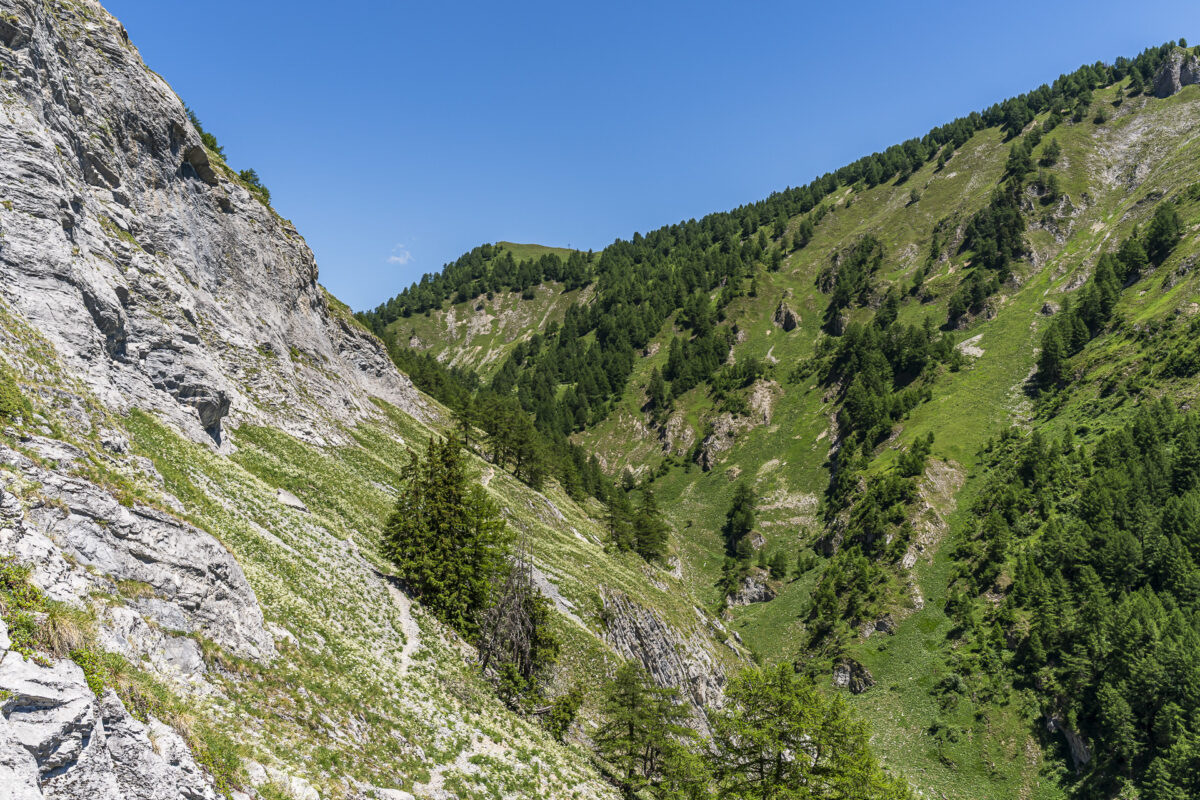Hike toward Petit Pré Jorasse