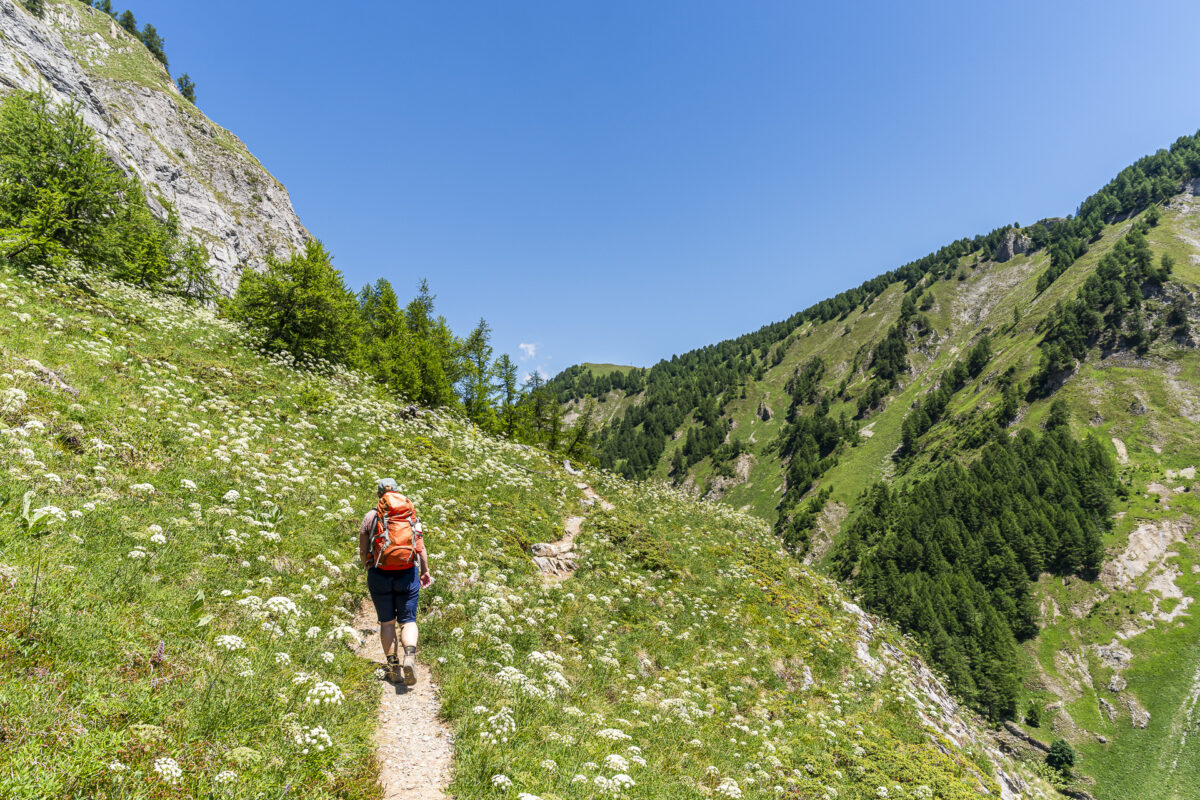 Circular hike on the Tour du Grand Chavalard
