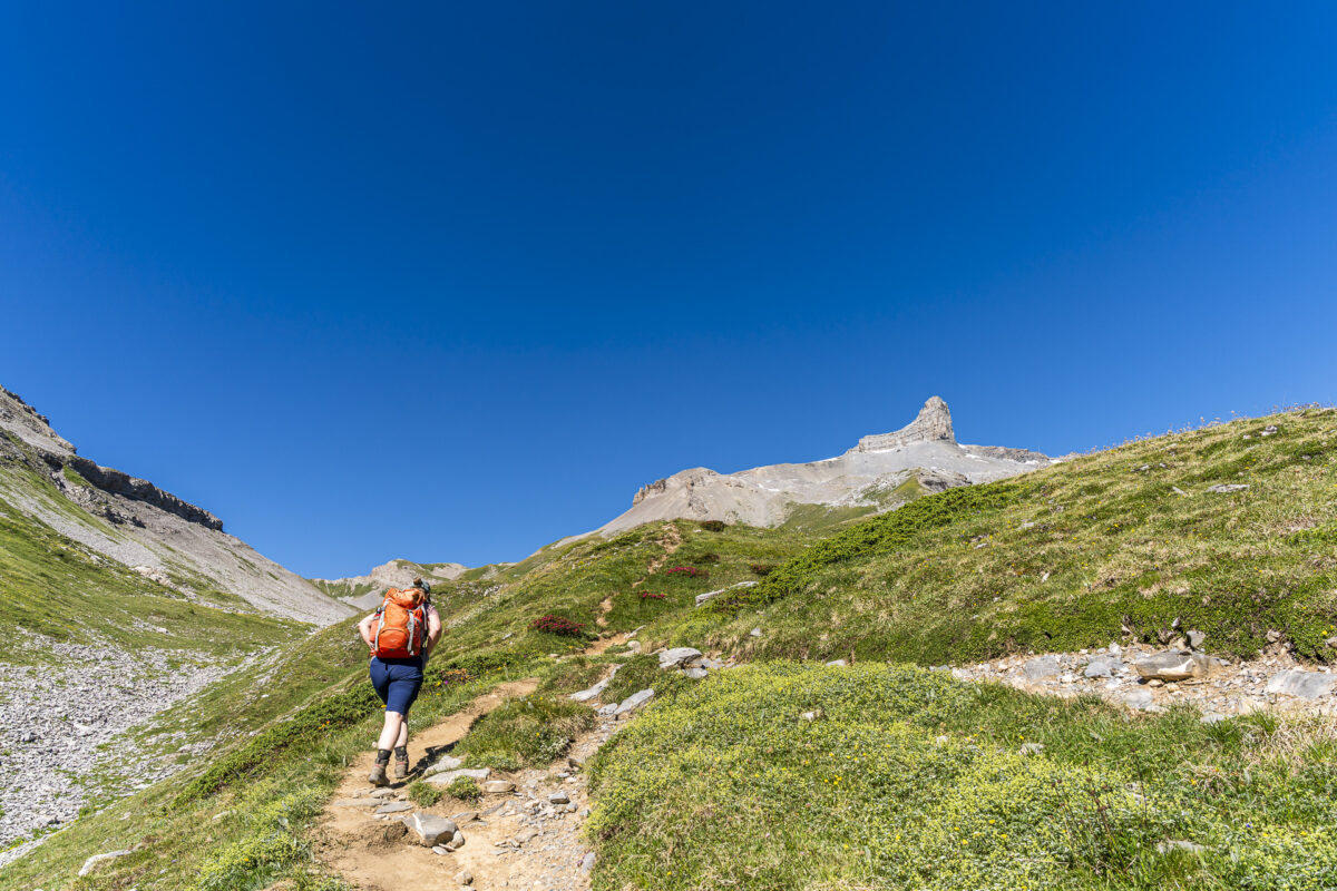 Ascent to Col de Fenestral